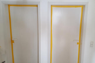 Staubschutz Türabdichtung