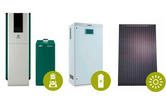 Brennstoffzelle Batteriespeicher PV-Modul