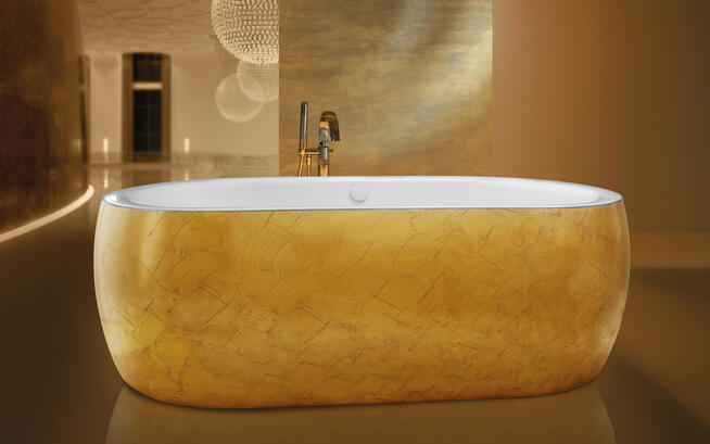 Badewanne von Mauersberger, gold