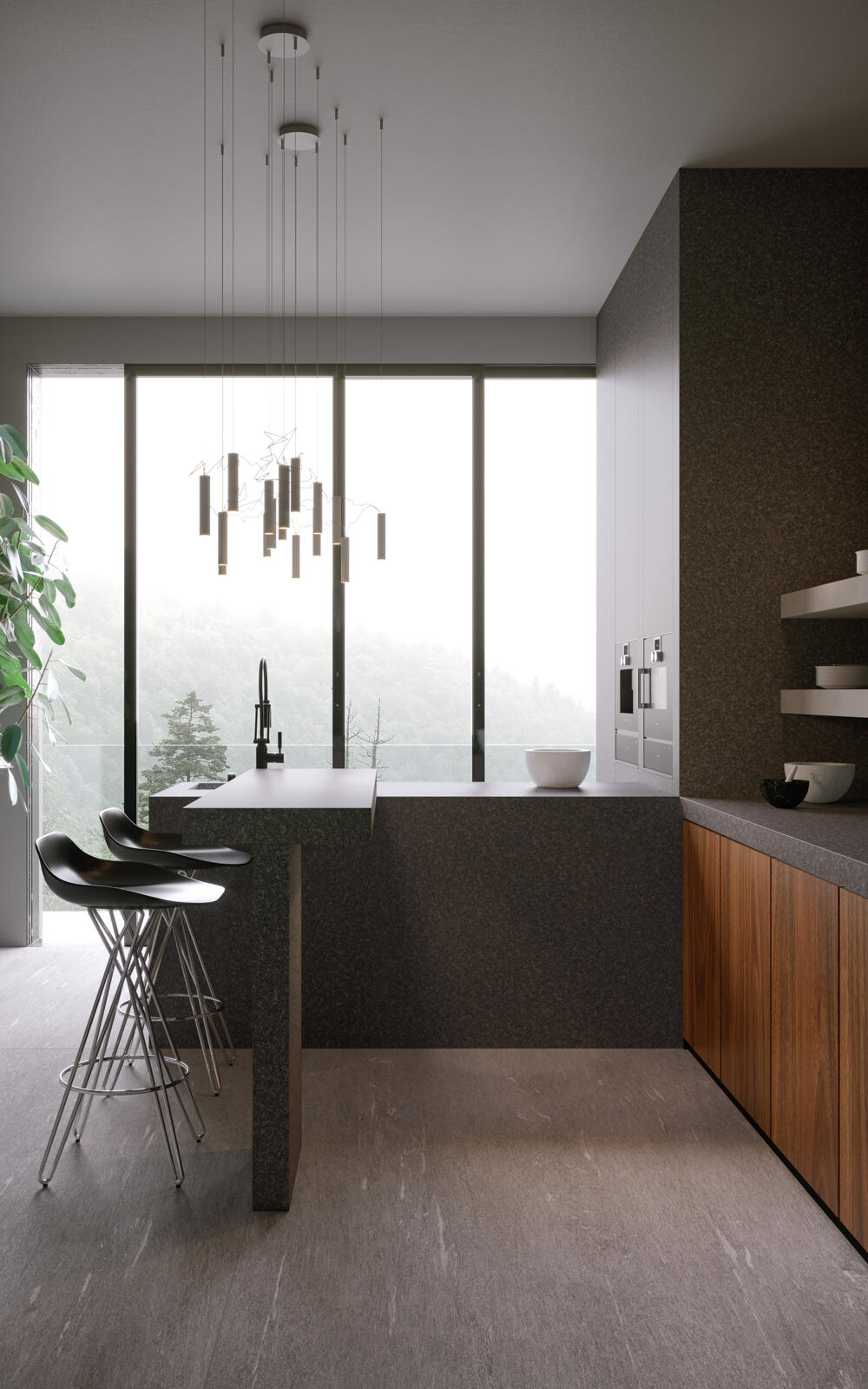 Küche mit Marazzi XXL Fliesen