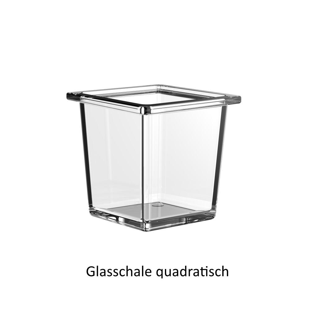  Glasschale quadratisch