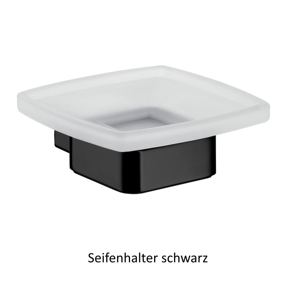  Seifenhalter schwarz Freisteller